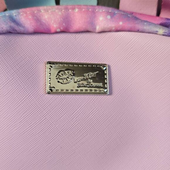 Luv Betsey By Betsey Johnson  Pink Back Back Front Zipper Pocket Inside Zipper M - Picture 4 of 7